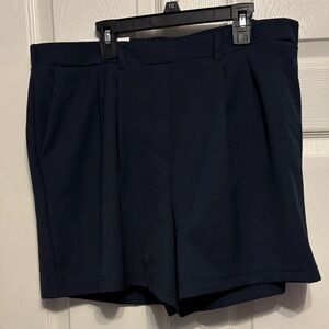 Women's Navy Pull On Shorts